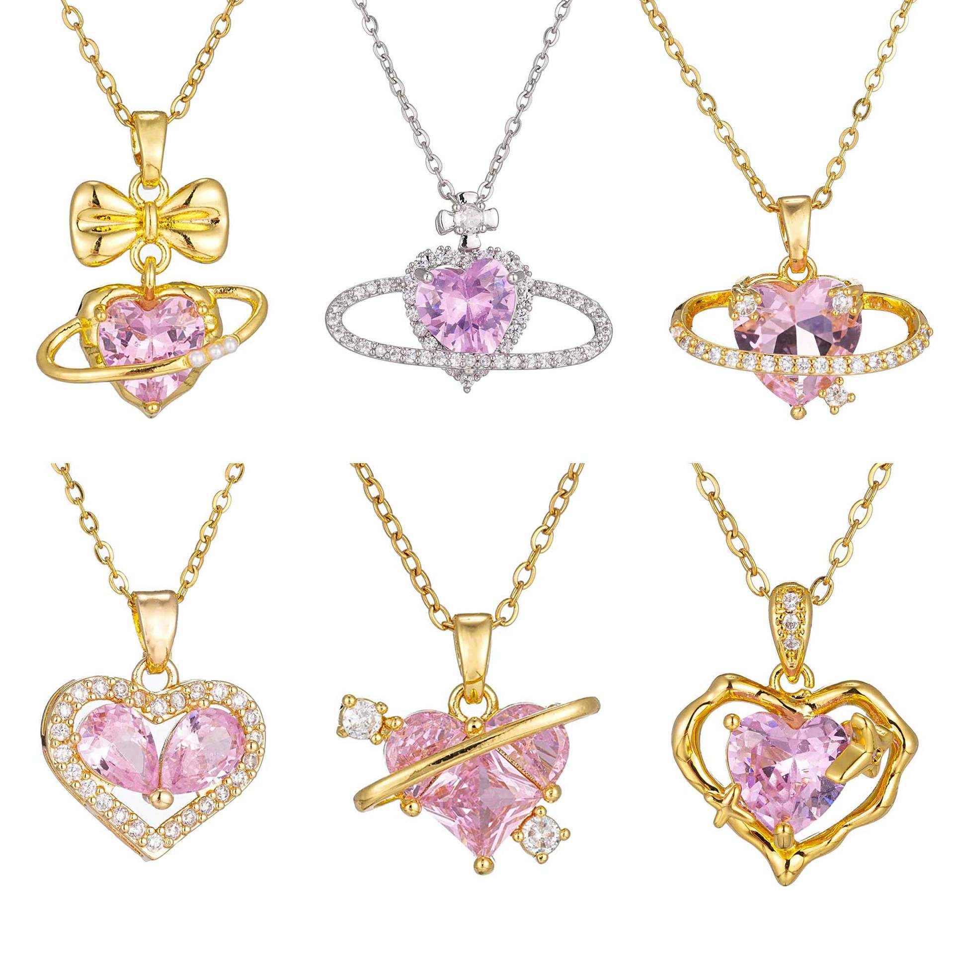 Love necklace for women versatile Bowknot ins clavicle chain moissanite chain designer necklace designer necklace woman diamond luxury jewelry wo