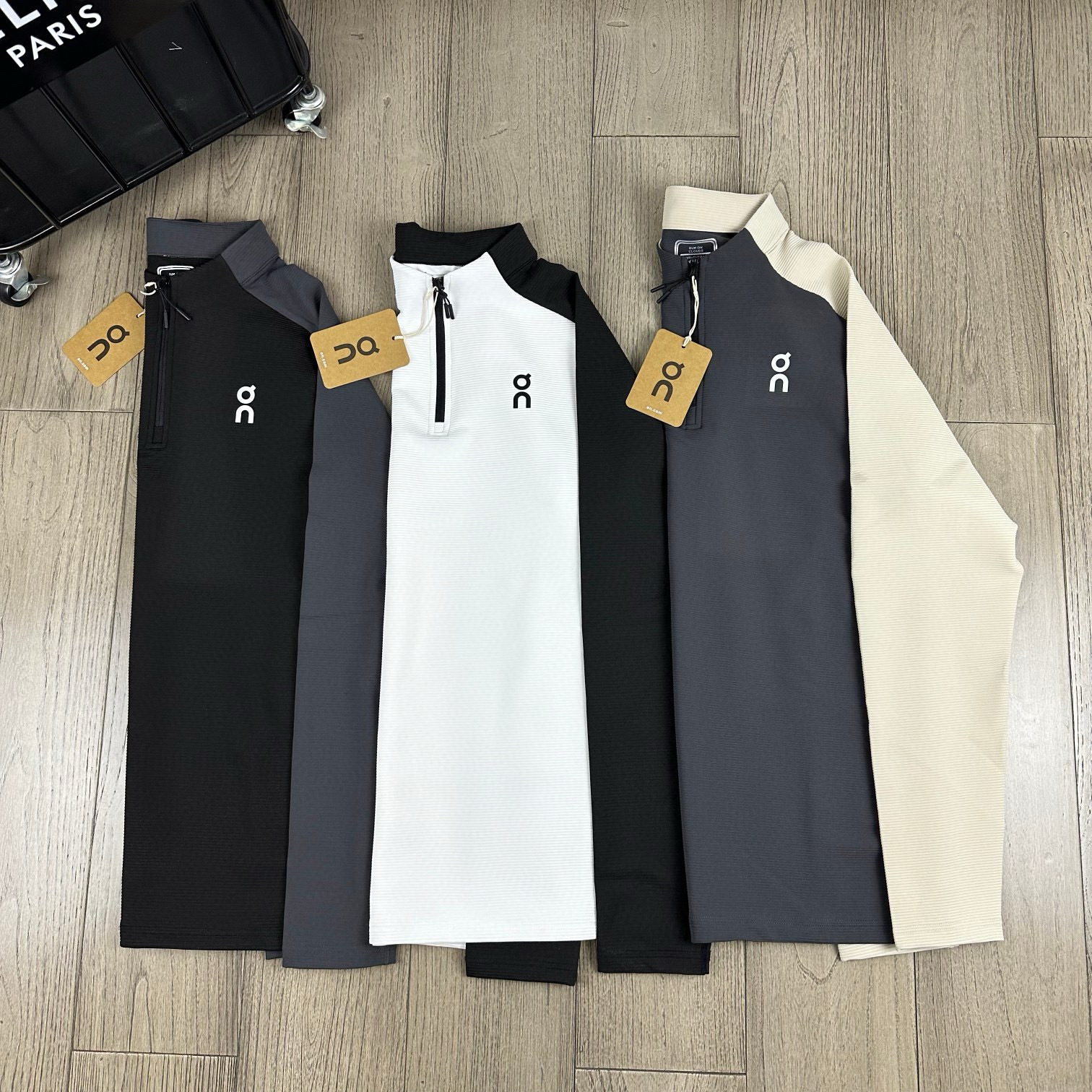 Men's Designer Hoodies Outdoor Cycling Jacket with Attached Hood Long Slve Half Zip Sweat Wicking T Shirt Q260917