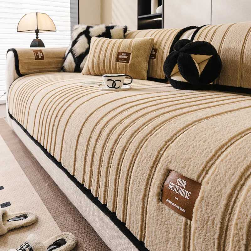 Thickened Sofa Cover Fabric New Light Luxury Fixed Anti Slip Sofa Cushion Cover One-piece Laying for Autumn and Winter Seasons C251121-image-1085582642