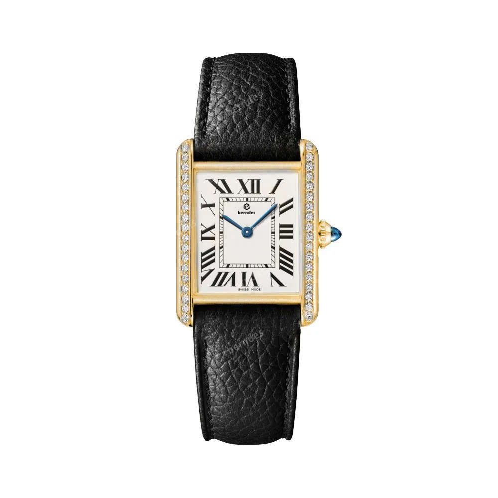 U1 Top-grade AAA Watch Geometric Rectangle Tanks Watches Senior Must Francaise Series Solo Quartz Movement Female Leather Sapphire Ultra Thin Lady W