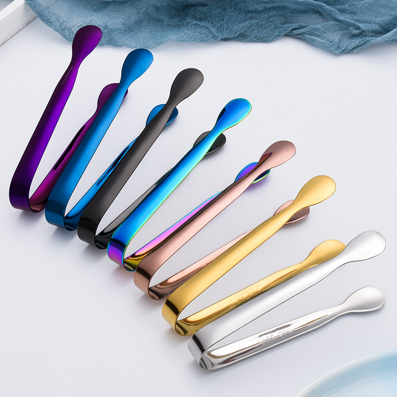 Colored Stainless Steel Ice Tong Sugar Clip-image-1085628656
