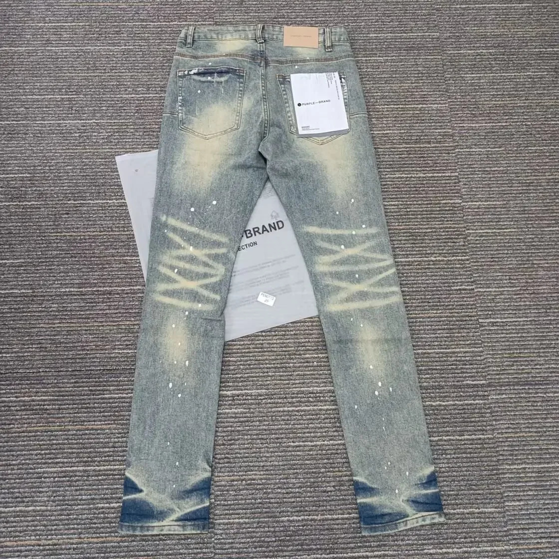 Hop Hong Kong Style Hip Mens Jeans Summer Letter Print High Street Trendy Long Pants Cool And Handsome 251119 M260718