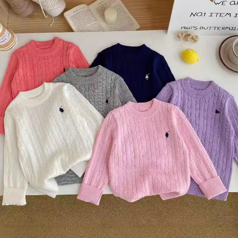 Autumn Baby Girls Boys Sweaters Coat Kids Pullover Knitting Pullovers Tops Boys Girls Long Sleeve Sweater 2-7T-image-828278932