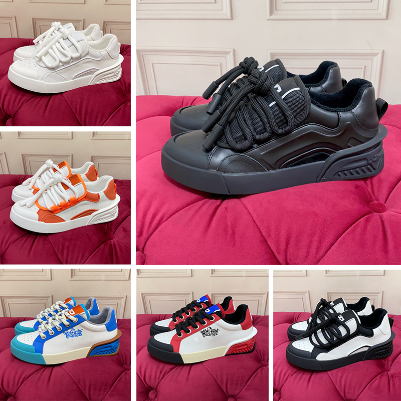Designer Shoes Portofino Sneakers Men Women Casual Shoes High quality Trainers Luxury Fashion Real Cowhide Leather Denim Sneaker Size 35-45