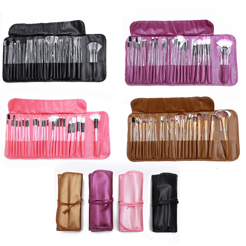makeup brushes sets cosmetics 5 bright color rose gold Spiral shank unicorn screw makeup tools-image-567783569