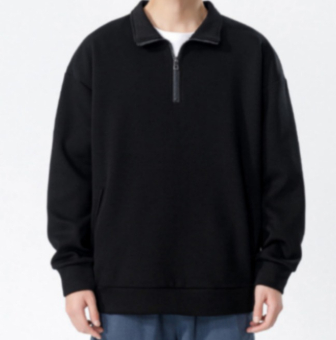 42 Turtleneck Sweatshirt for Men Autumn and Winter Thickened Loose Trendy Casual