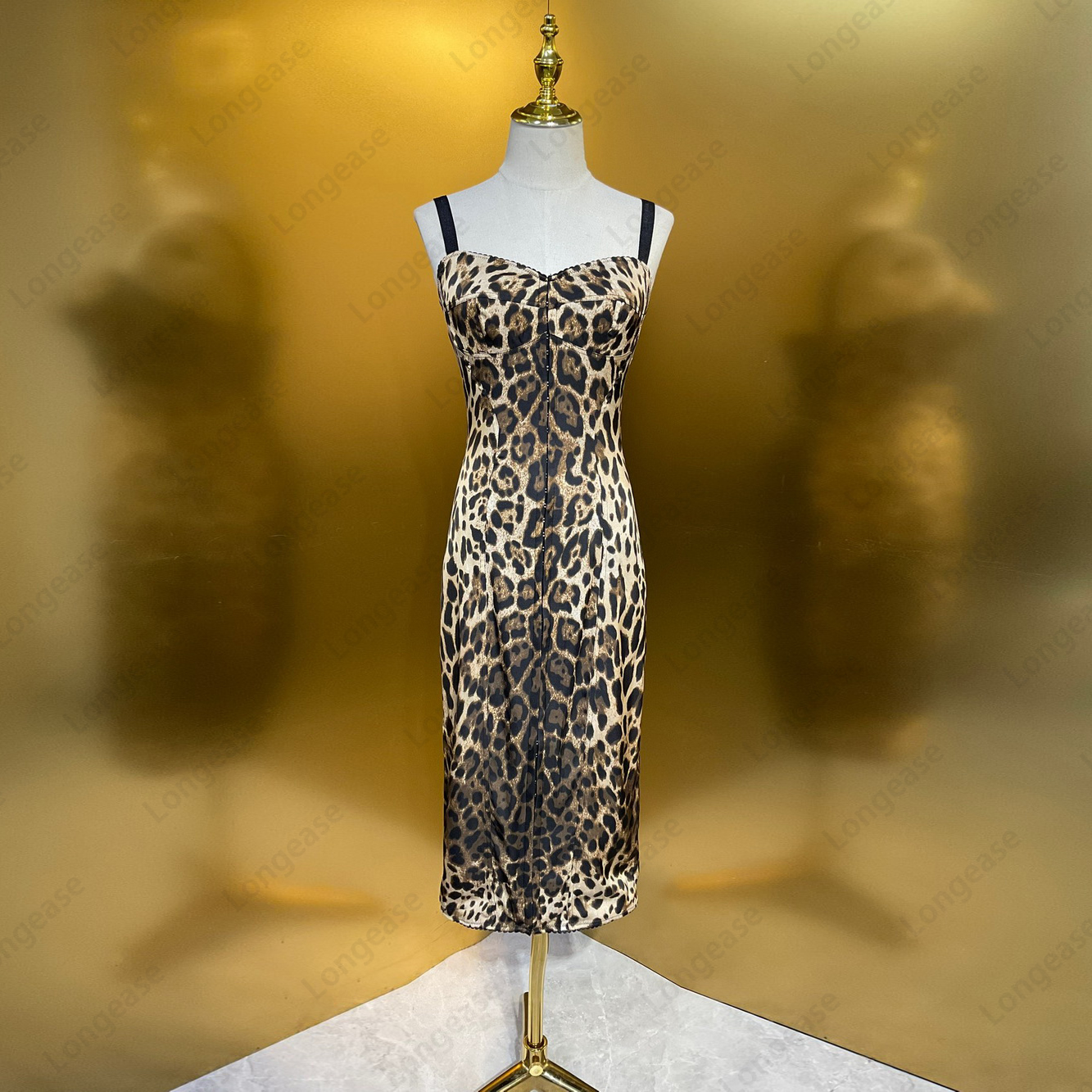 Party dresses for women designer dress womens designer clothing leopard printed silk gathered waist midi dresses birthday dresses summer dress desig