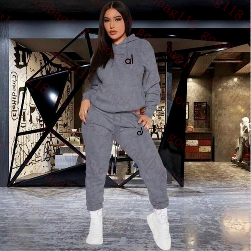 Designer tracksuit Women Pink hoodie sets 2 piece set women clothes Yoga Sporty Long Sleeved Pullover Hooded And Pants suits Autumn Winter Casual Jo
