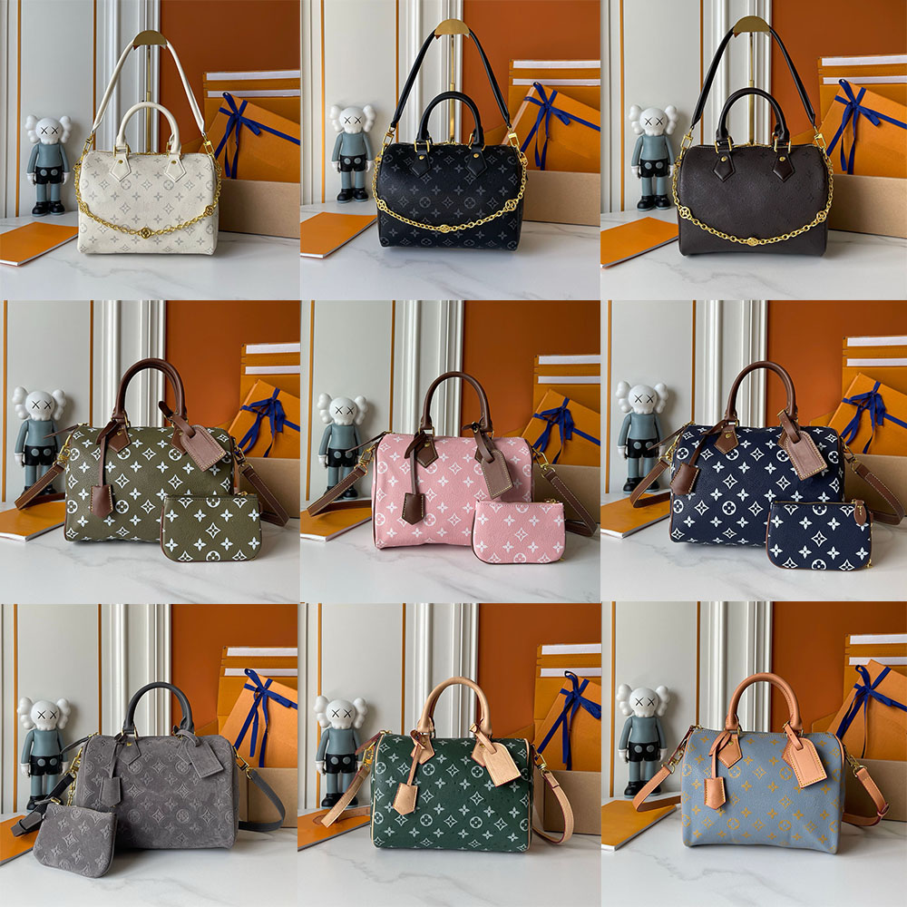 25CM High Quality Murakami Designer Popular New Soft Leather Luxury Handbag Blue Single Shoulder Diagonal Cross Women Tote Bag Manufacturer Wholesal