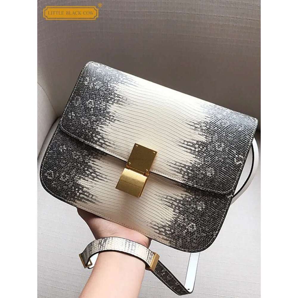 12a mirror quality designer bag Fashion Ladies Flap Single Shoulder Designer Tofu Box High Street Cow Split Leather Women Crossbody Sling Bags Bag