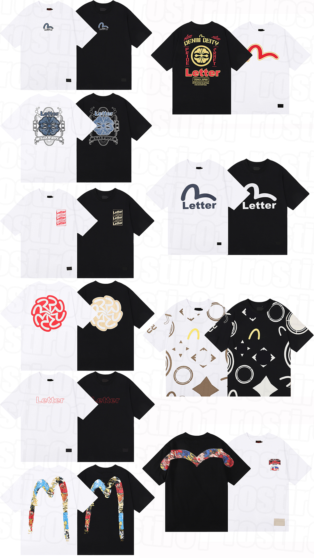 Designer classic M-shaped t shirt mens women casual Printed letters couples t shirt turtle Large Buddha Head sweatshirts graphic tee shirt-image-786466634