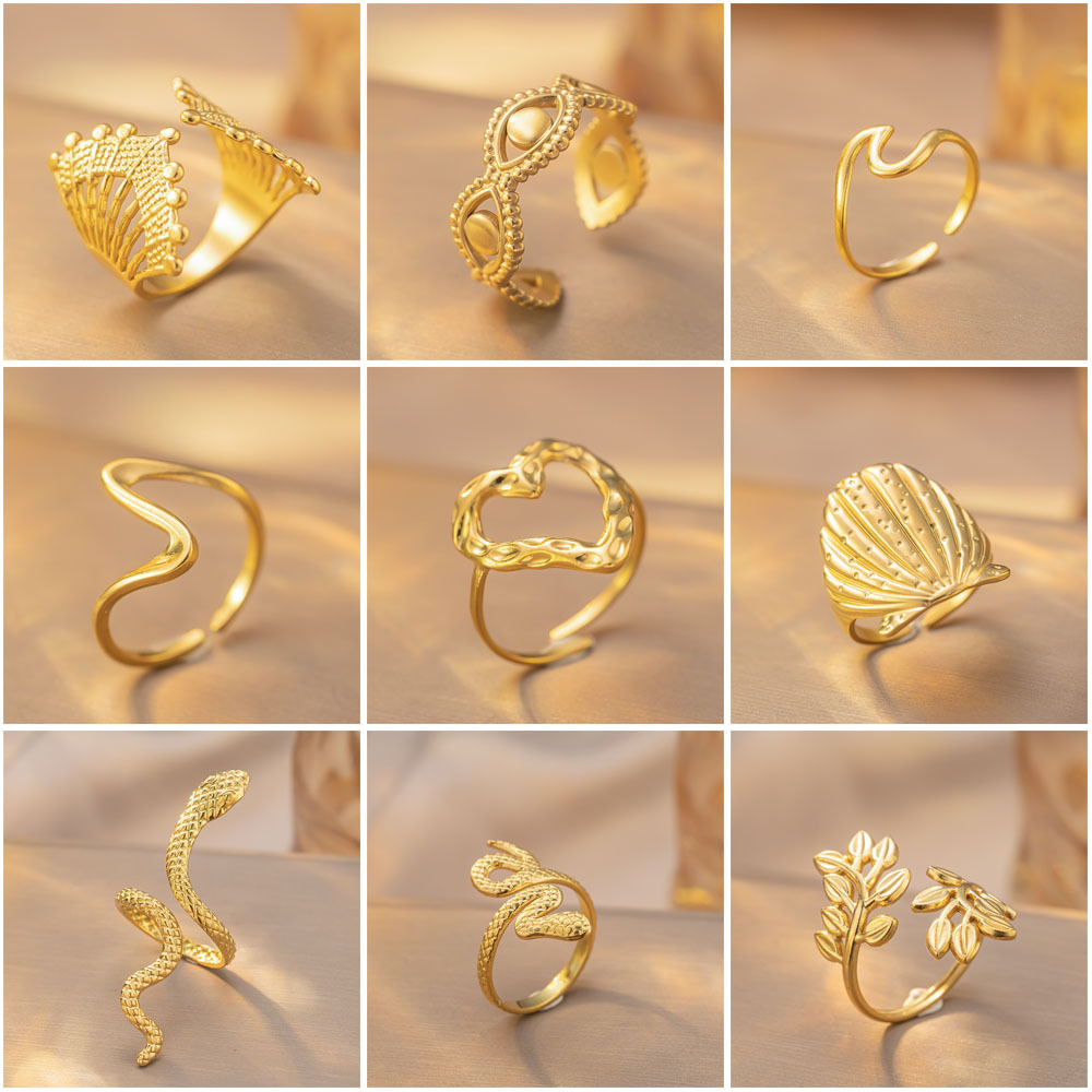 New Fashion Engagement Party Anniversary Best Gift Large Rings High quality gold designer diamond ring rings designer for women engagement men lo