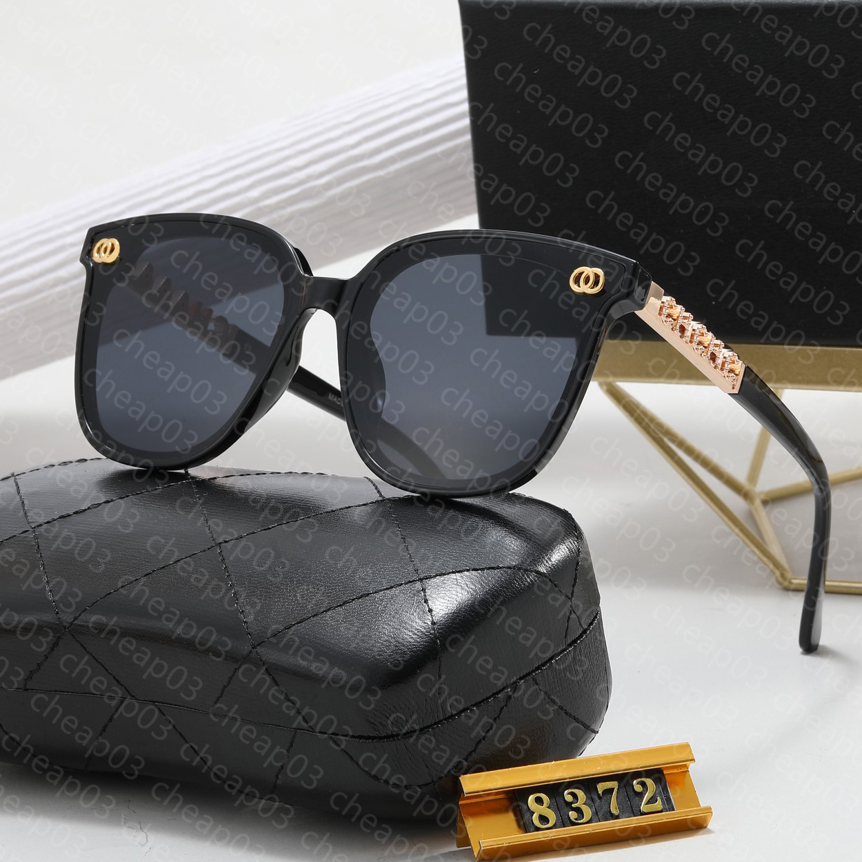 Designer for Men Women square polarized polaroid Lens Sun Glasses vintage lady Fashion Pilot driving outdoor sports travel beach Sunglass high qu-image-941780302