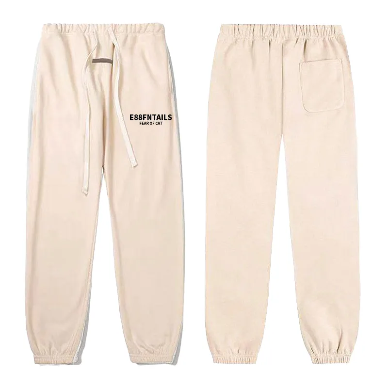Essential Designer Fashion Letter Sweatshirt Pants Men Women Essentials T Shirt Shorts Long Sleeve 1977 Hoodie High Street Pullovers Essentialness C