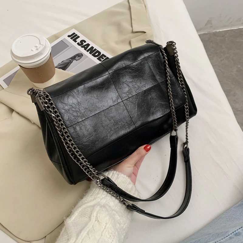 Fil à coudre Vintage mode femmes sacs à bandoulière chaîne en métal sangle sac à bandoulière souple en cuir PU dame Shopper voyage BolsoXJ251122