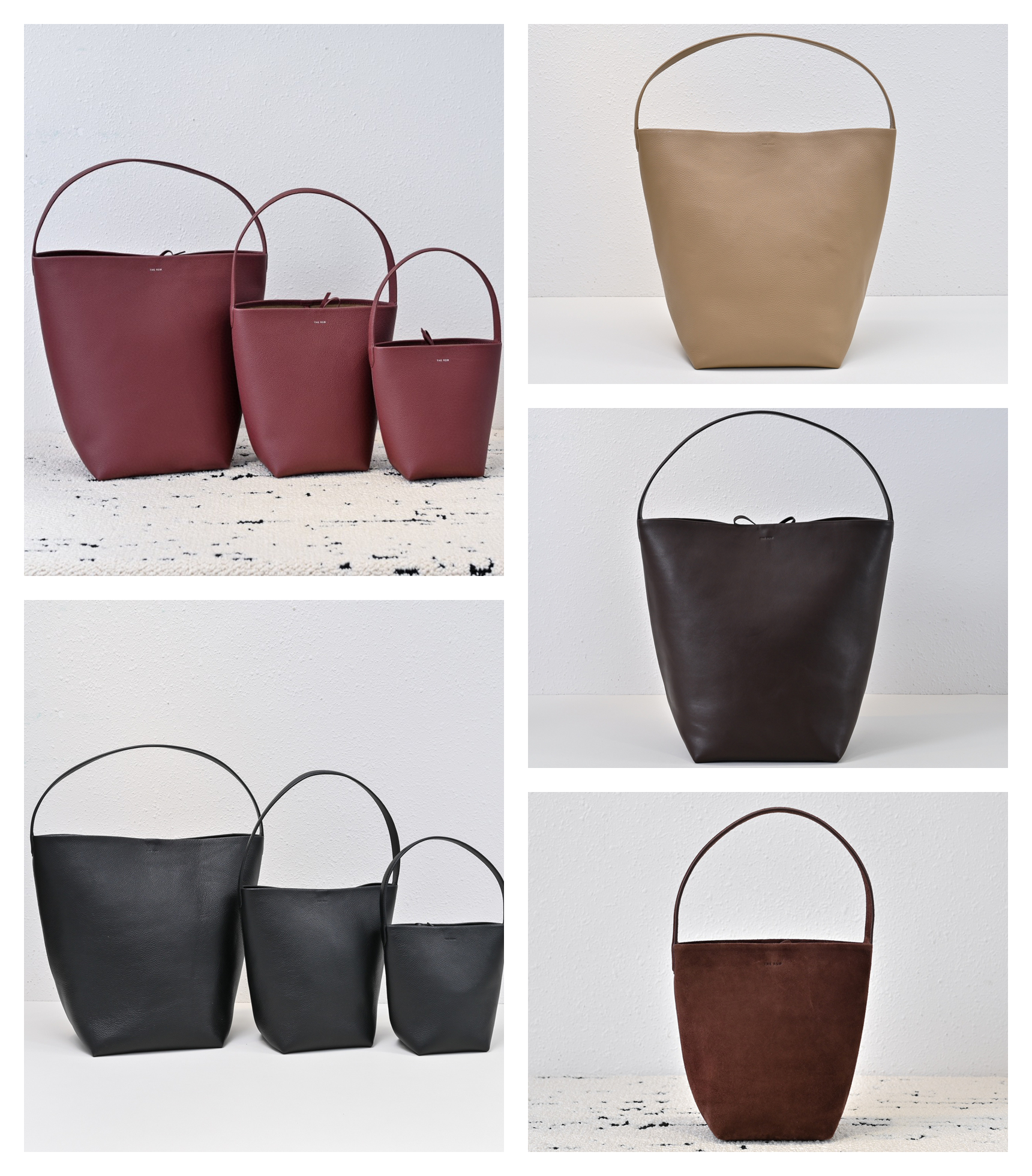 TR Nouveau sac fourre-tout N/S Park de qualité 10A en cuir dans un sac à main Nubuck.Hobo Bag Designer Rom Sacs Grande Capacité Porte-documents S
