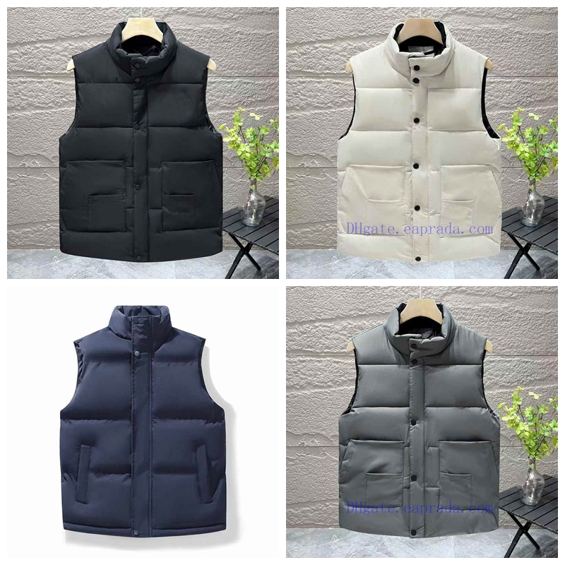 Black Badge Designer Puffer Vest Mens Waistcoat Winter Down Vests Unisex Couple Bodywarmer Womens Jacket Sleeveless Outdoor Warm Thick Outwear Cloth