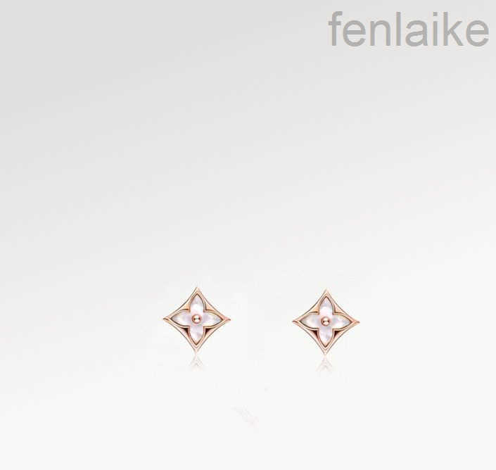 Avec box Luxury Star Ear Stud Rose Gol White Mois de pearl de haute qualité Femmes de boucles d'oreilles Designers Best Christmas Jewelry