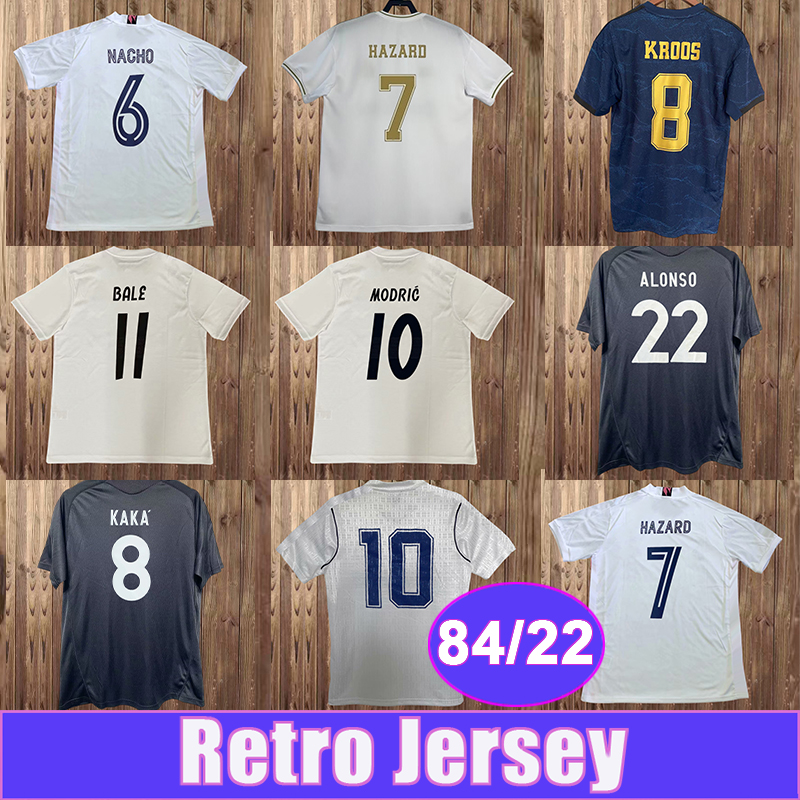 1986 2021 RAUL MODRIC Mens Retro SEEDORF ZIDANE Soccer Jerseys R.CARLOS ALONSO KAKA' SERGIO BENZEMA Home Away 3rd Football Shirts Uniforms