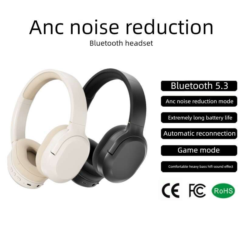 Well Known Brand Designer Niche DR Cross Border New ANC Noise Cancellation Wireless Long Battery Life Gaming Sports Earbud Bluetooth Headset-image-1085774900