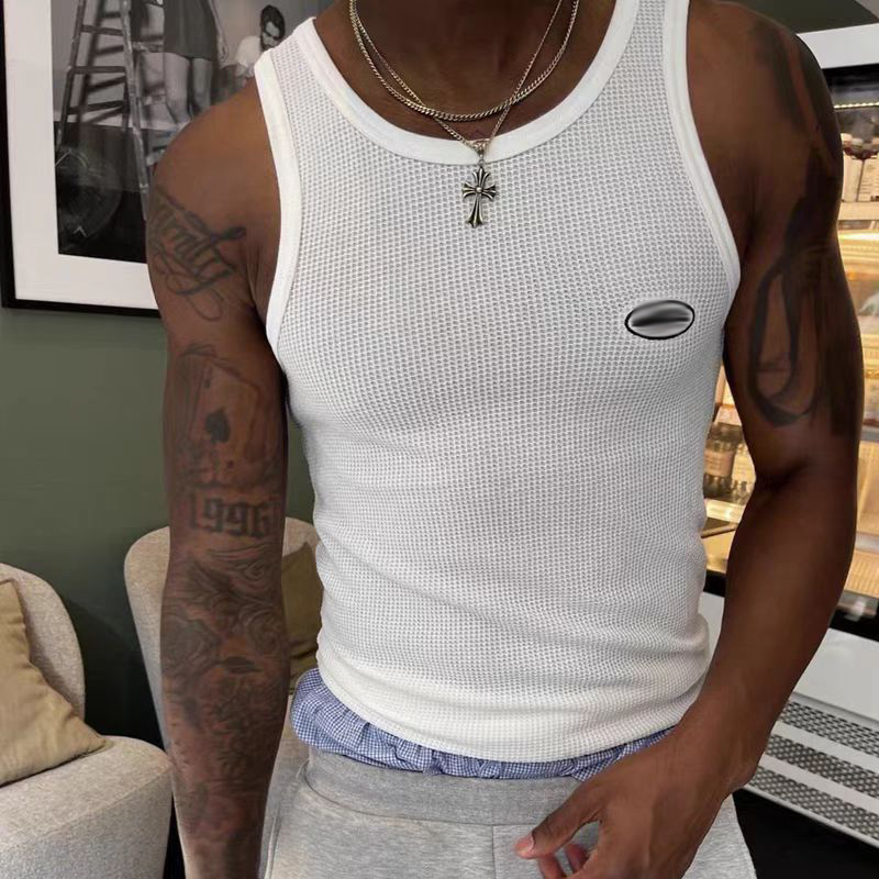 mens tank top designer underwear alcatraz high street Tank top versatile sleeveless T shirt-image-1054818054