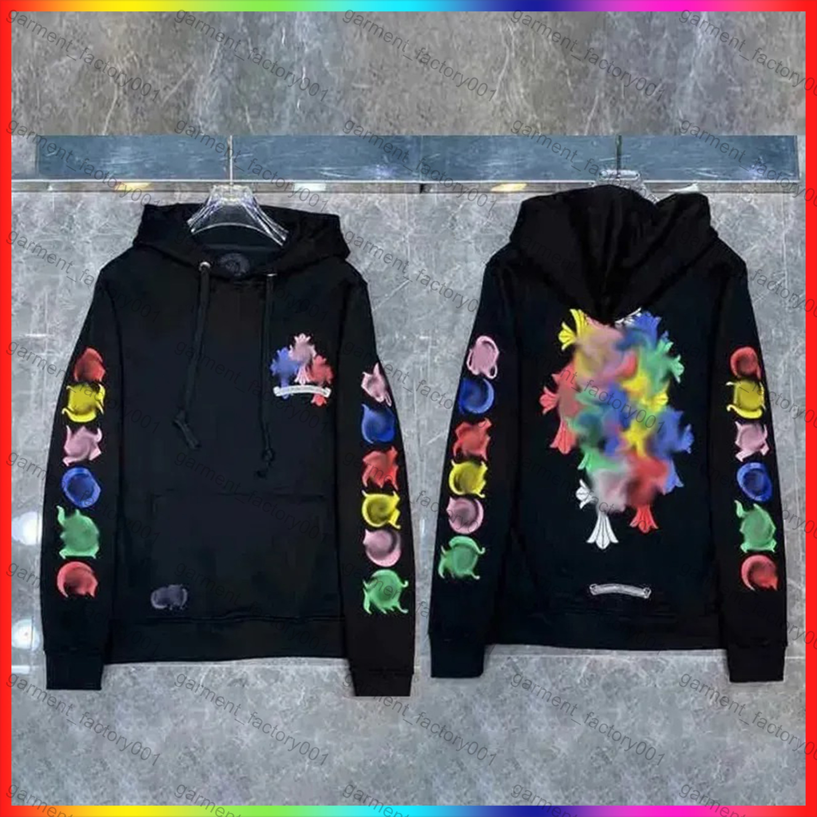 5A 2025 chrome hoodie Designer Hoodie Sanskrit embroidery Hoodies Men long sleeves street fashion chrome hoodie spider tracksuit 02-image-861697557