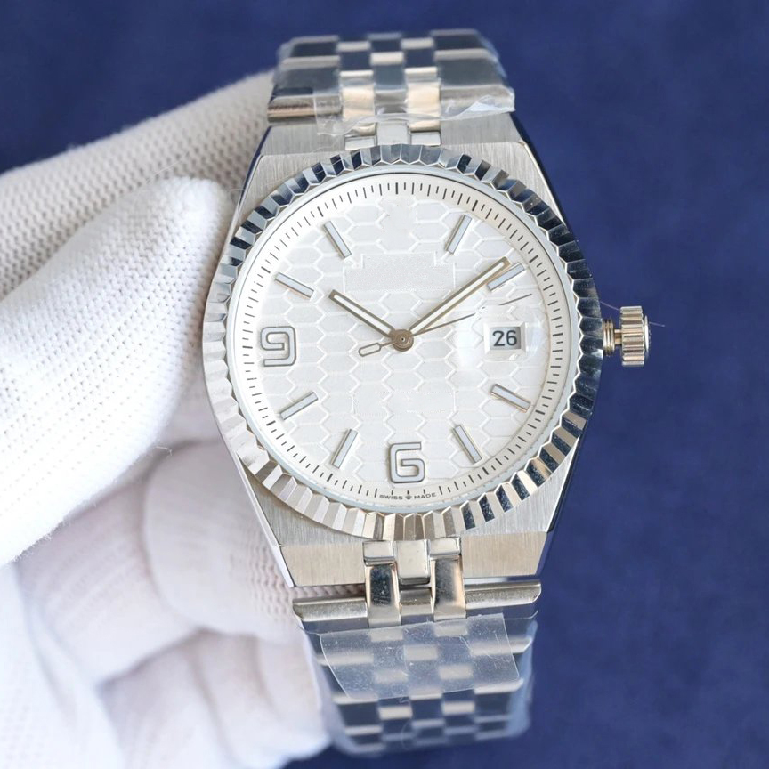 Land-D designer hommes de haute qualité chaîne intégrée bracelet en acier inoxydable mouvement mécanique automatique montre étanche 40MM / 36MM
