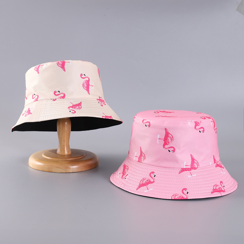 Flamingo printed bucket hat Y2K designer beanie bonnet winter hat luxe mens beanie designer winter hat beanie men hats designers women New style