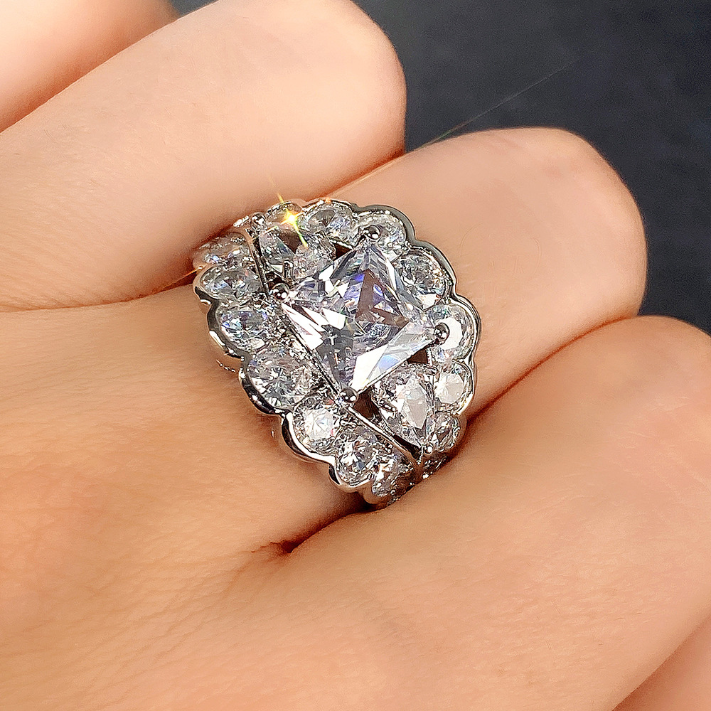 2025 New Arrival Zirconia Adjustable Finger for Women - Sparkling Cubic Zircon Party Jewelry, Ring Gift with Free Worldwide Shipping