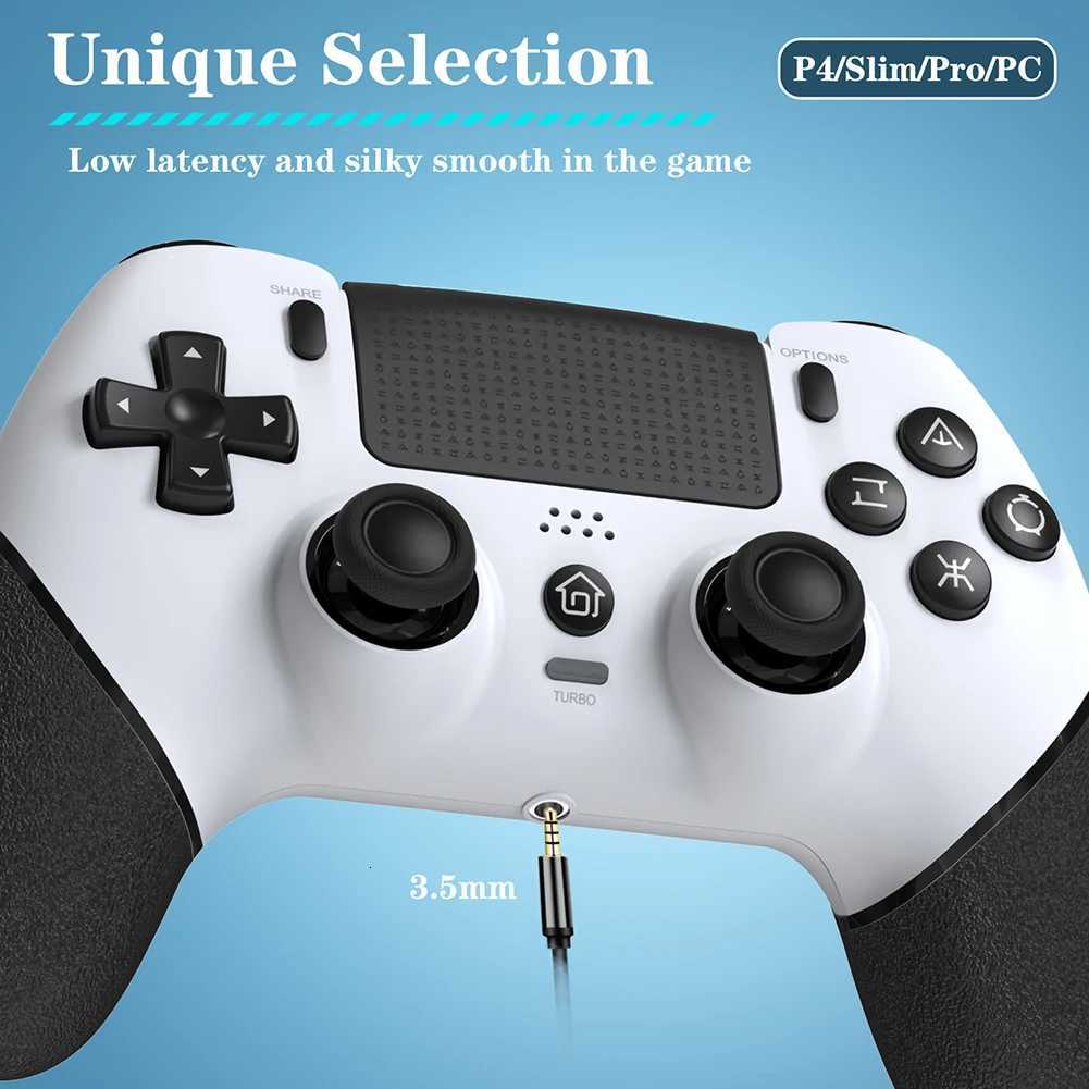 Gaming Controller 6 Axis Gyro -Cpatible ros Turbo Dual Vibration Hall Effect Joystick for Pro Slim/PC H251125-image-1086031687