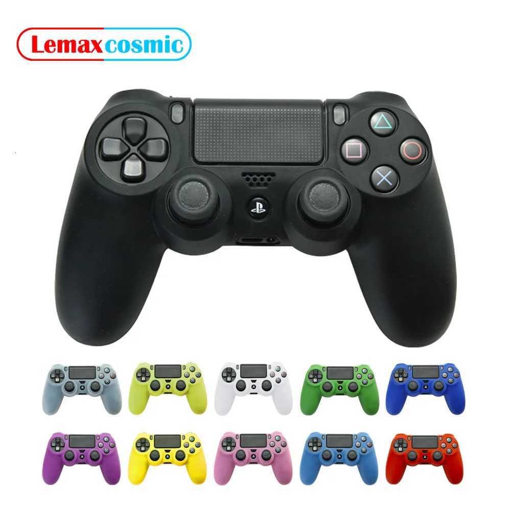 Game Controller Housing Silicone Case Plastic soft Shell Console ible Skin Protective Cover Cases For 4 H251125-image-1086030874