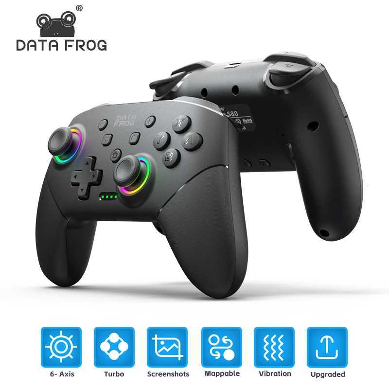 DATA FROG Switch Pro Controllers for Switch/Switch Lite Wireless Remote Gamepad For Joystick Pro Controllers PC For Switch OLED H251125-image-1086032189