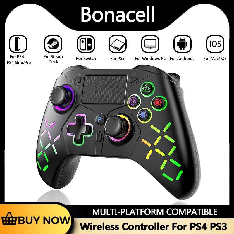Gamepad for PC Wireless Controller W/ Turbo No Delay Dual Vibration 6-Axis Joysticks Gaming Remote Control Handle Rocker H251125-image-1086032536