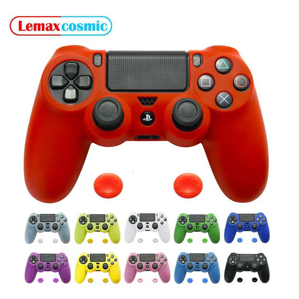 Silicone Soft Shell Gamepad Controller Housing Set Console Cover Case Thumb Stick Grip Joystick Caps For 4 H251125-image-1086030901