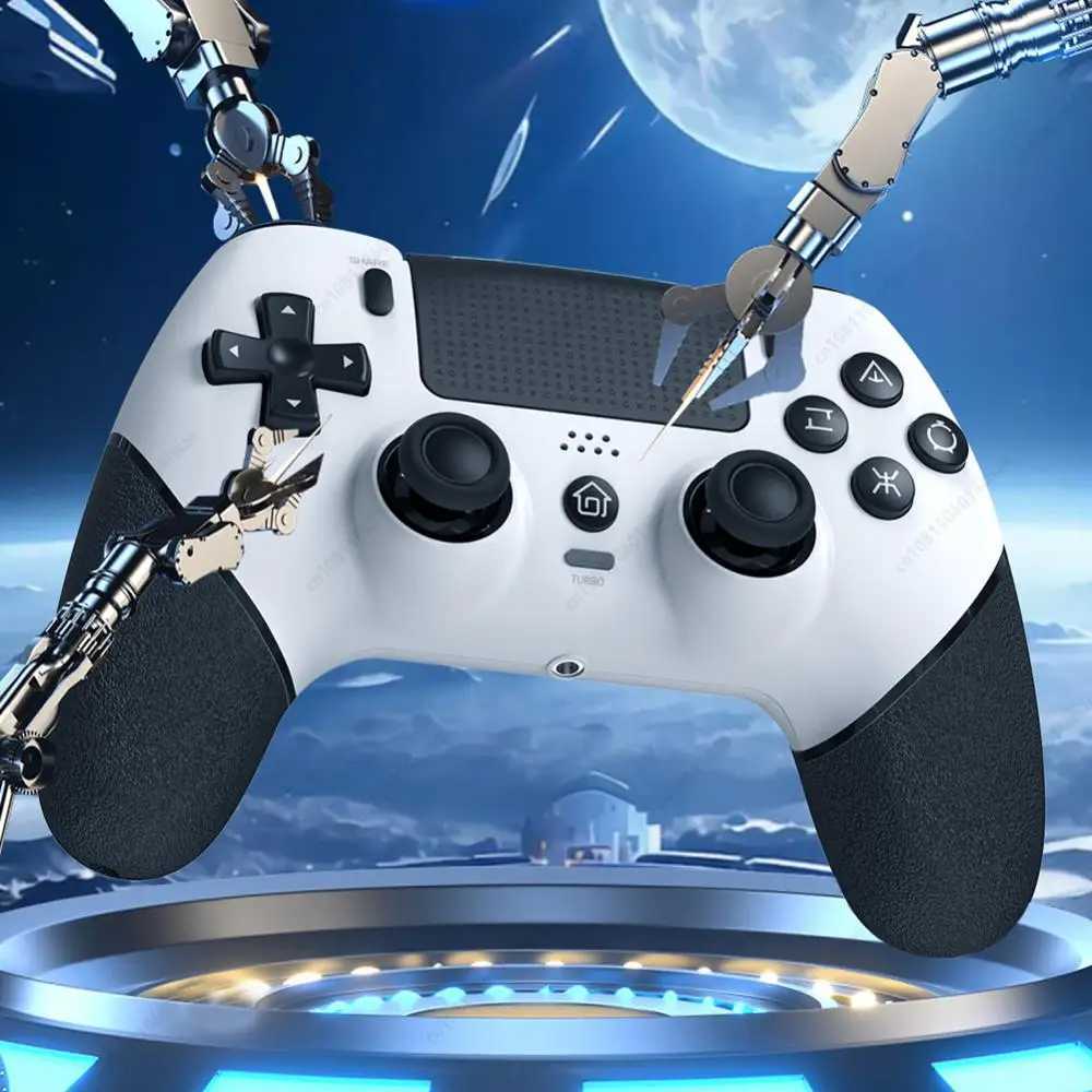 Gamepad 6 Axis Gyro -Cpatible Game Controller ros Dual Vibration Hall Effect Joystick for Slim/PC H251125-image-1086031696