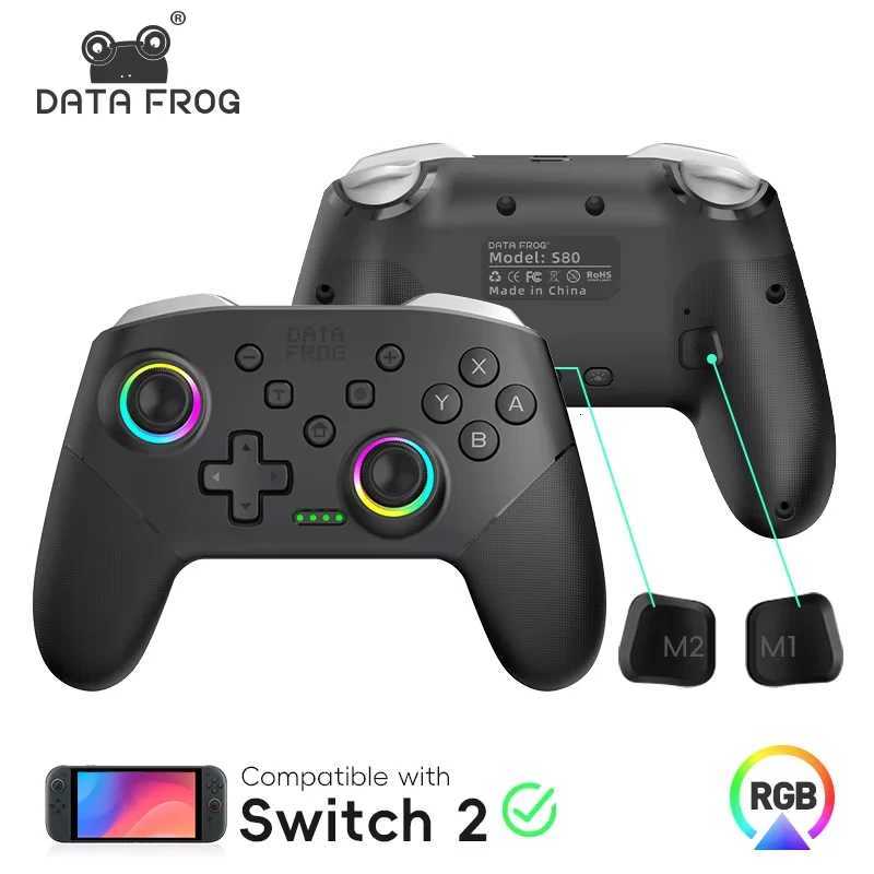 DATA FROG Wireless Switch Pro Controller for Switch/Switch OLED Programmable Joystick for PC Gamepad for Switch 2 H251125-image-1086032066