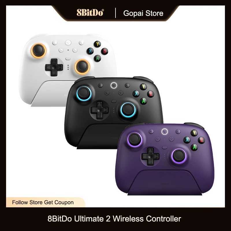 8BitDo New timate 2 Wireless TMR Joysticks Hall Effect Triggers Controller with Charging Dock for PCWindows 1011Android H251125-image-1086031161