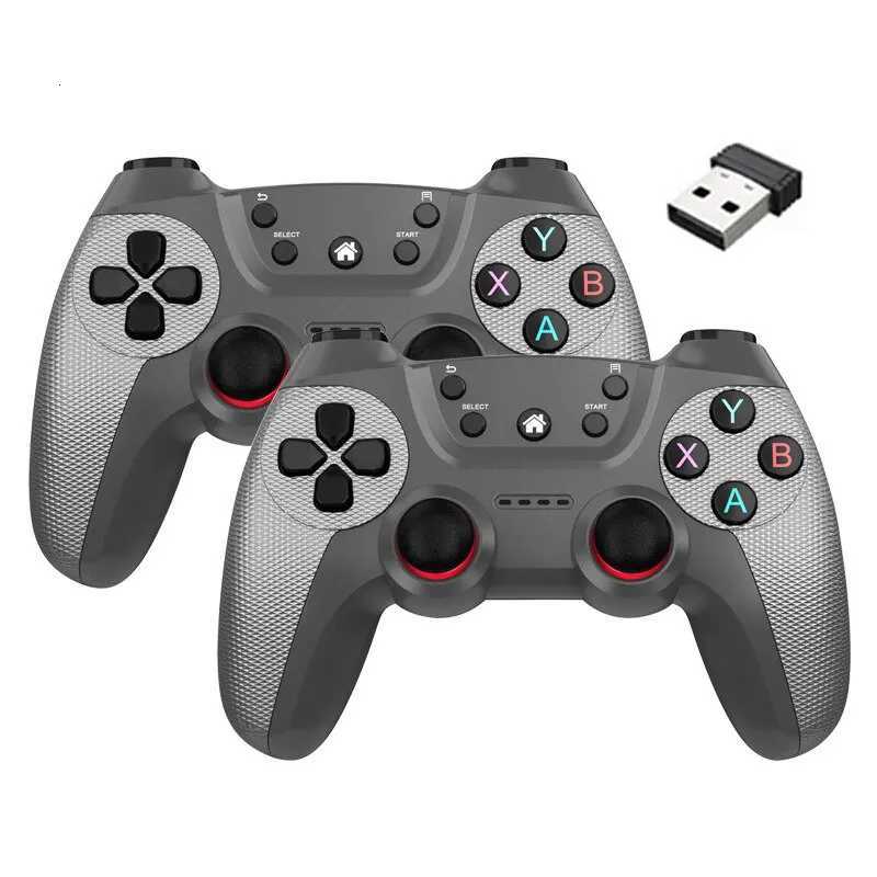 NEW Wireless Doubles Game Controller For Linux Video Game For Game Box Game Stick PC Smart TV Box 24G Gamepad Joystick H251125-image-1086032290