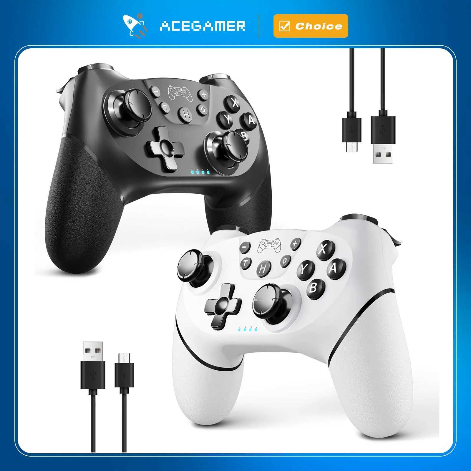 AceGamer Wireless Controller for Switch OLED/Lite Console Pro Gamepad with Dual Vibration/Turbo/Ergonic Function H251125-image-1086031880