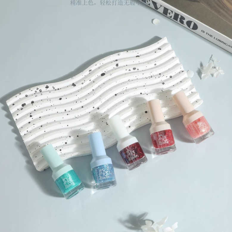 BG Nail Polish - Shimmering Nude Acrylic Nail Lacquer L251125-image-892457915