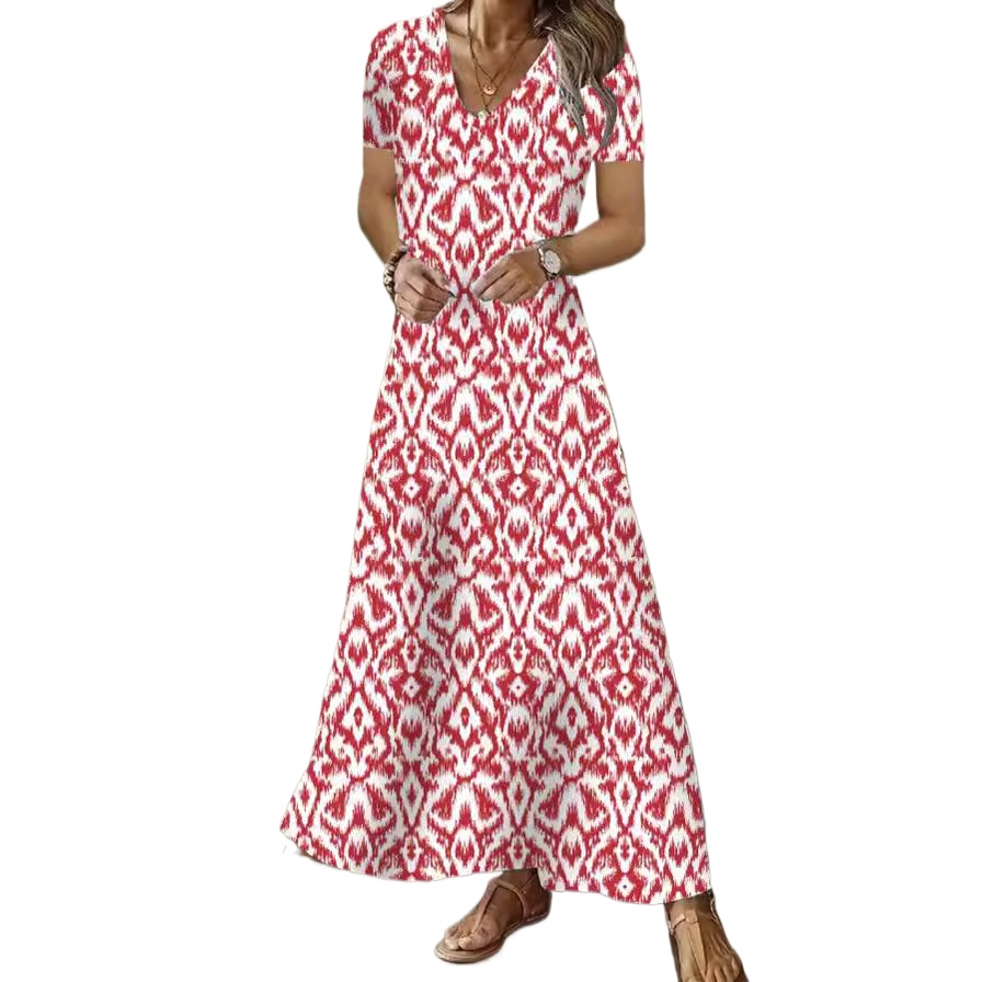 (301) Automne européen et américain à la mode décontractée Sweet Very Very Long Robe