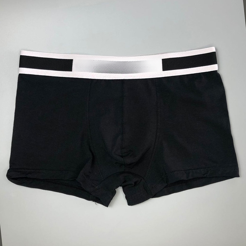 Letter Men's Swimwear Style Boxers Breathable Cotton Comfortable Minimalist Shorts-image-986006681