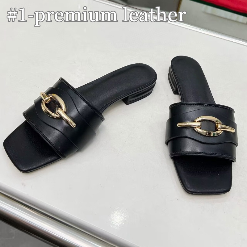 (go off picture not the description) 10A Premium Designer Flat Bottom Slippers Women&#039;s Summer Daily Style Shoes for Holiday Beach Outdoor 27-image-980137365