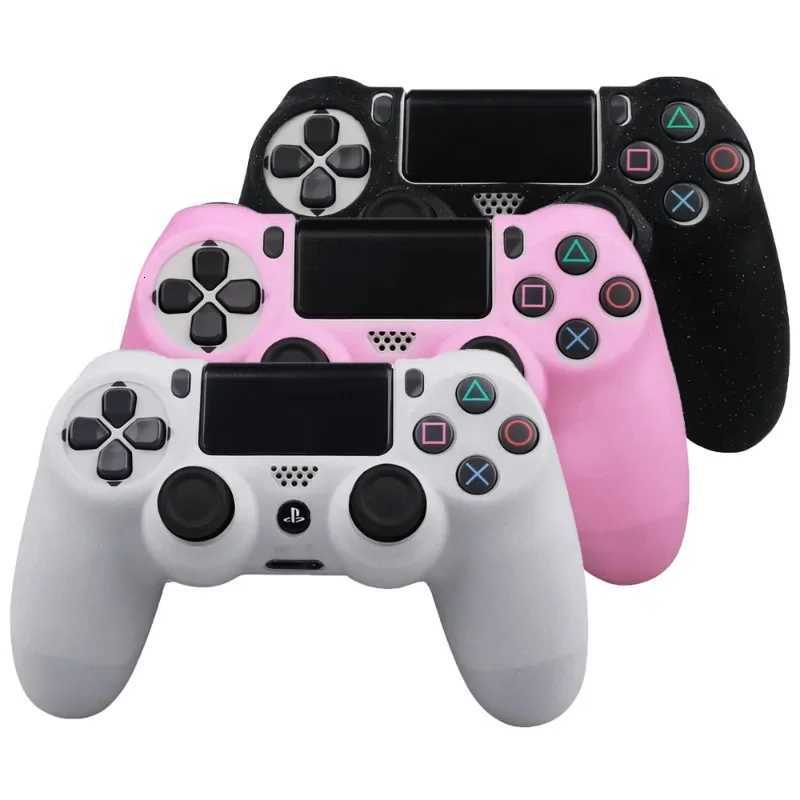 Soft Silicone Protective Glitter Case For 4 Controller Skin Gamepad Joystick Game Accessories for Control Cover H251125-image-1086030886