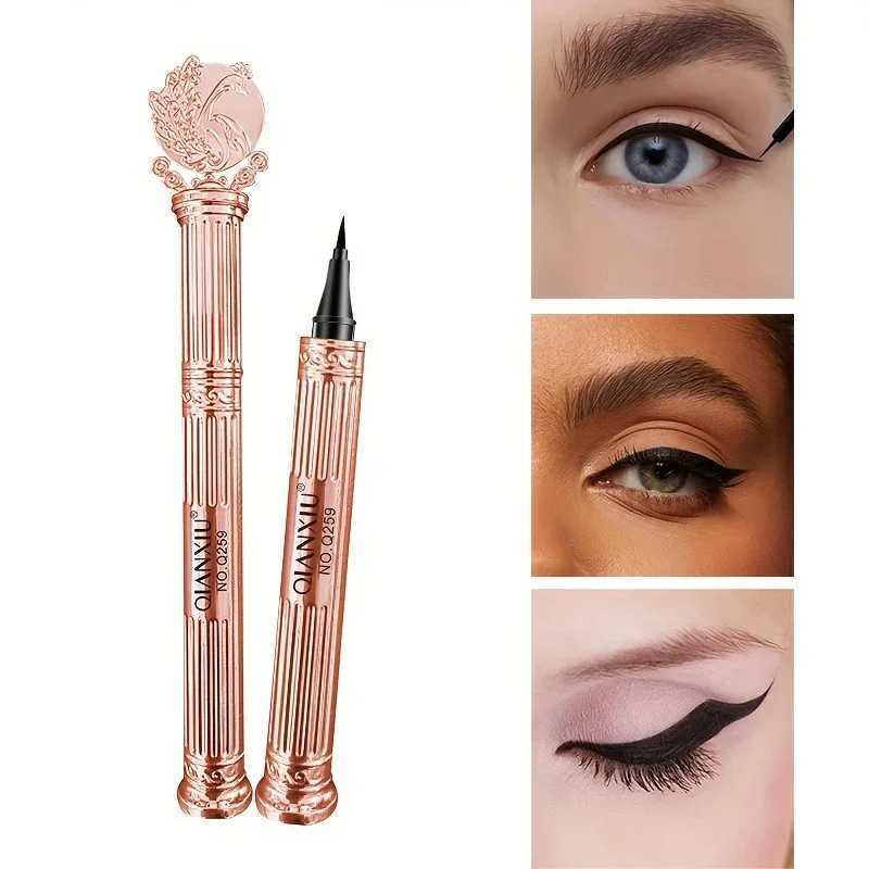 Rose Gold Liquid Eyeliner - High-quality Waterproof Quick-drying Long-lasting Natural Black EyelinerT251126-image-1086122775