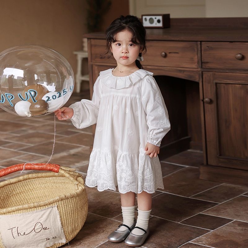 D779 Chic Little Girls Faux Leather Jacket with Eye-catching Enchanted Forest Motif-image-1086091653