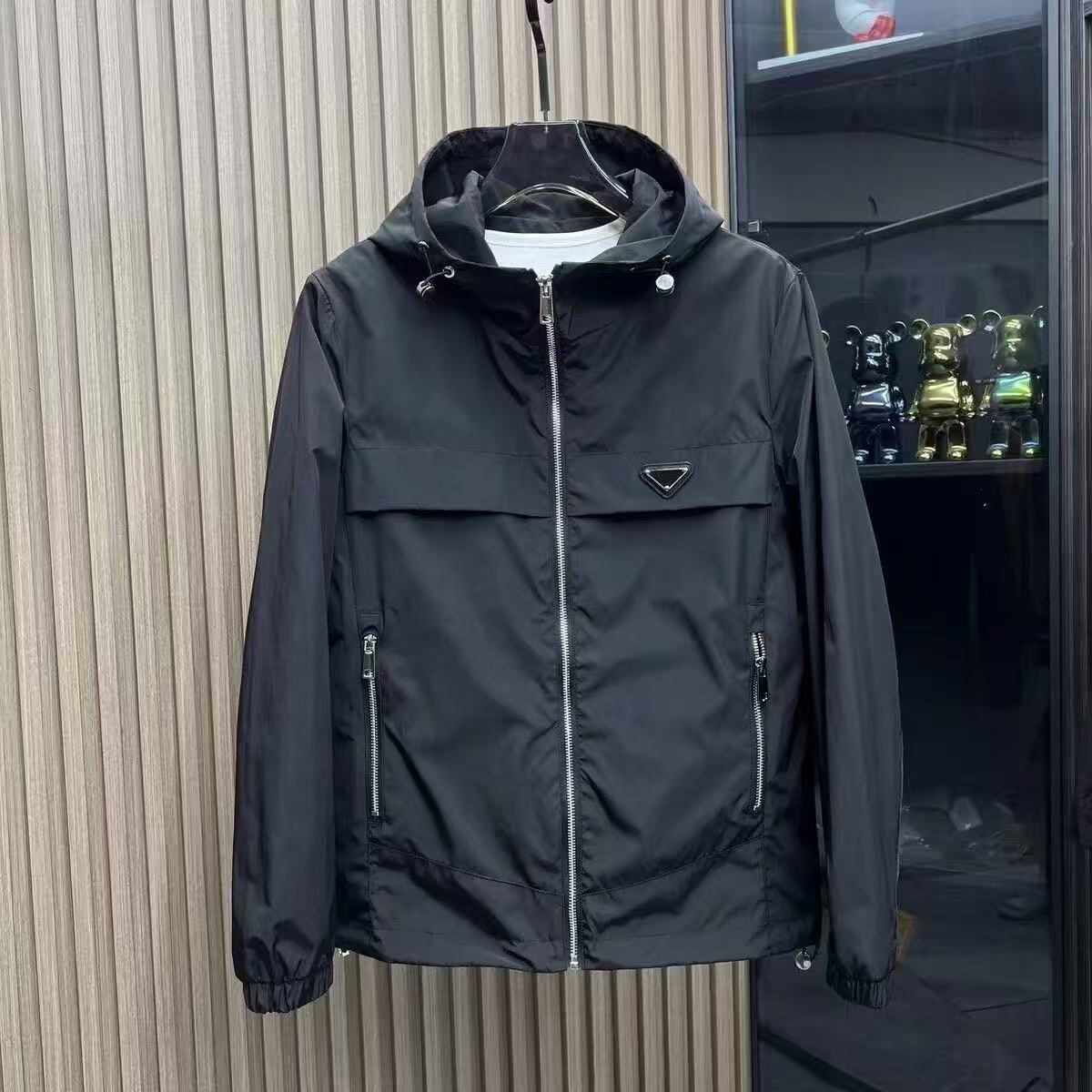 Men Short Jacket Men Short Jacket Men's Trendy Triangular Outerwear Versatile 2026 New Style Casual Color Blocking Fashion Slim Stand Up Collar