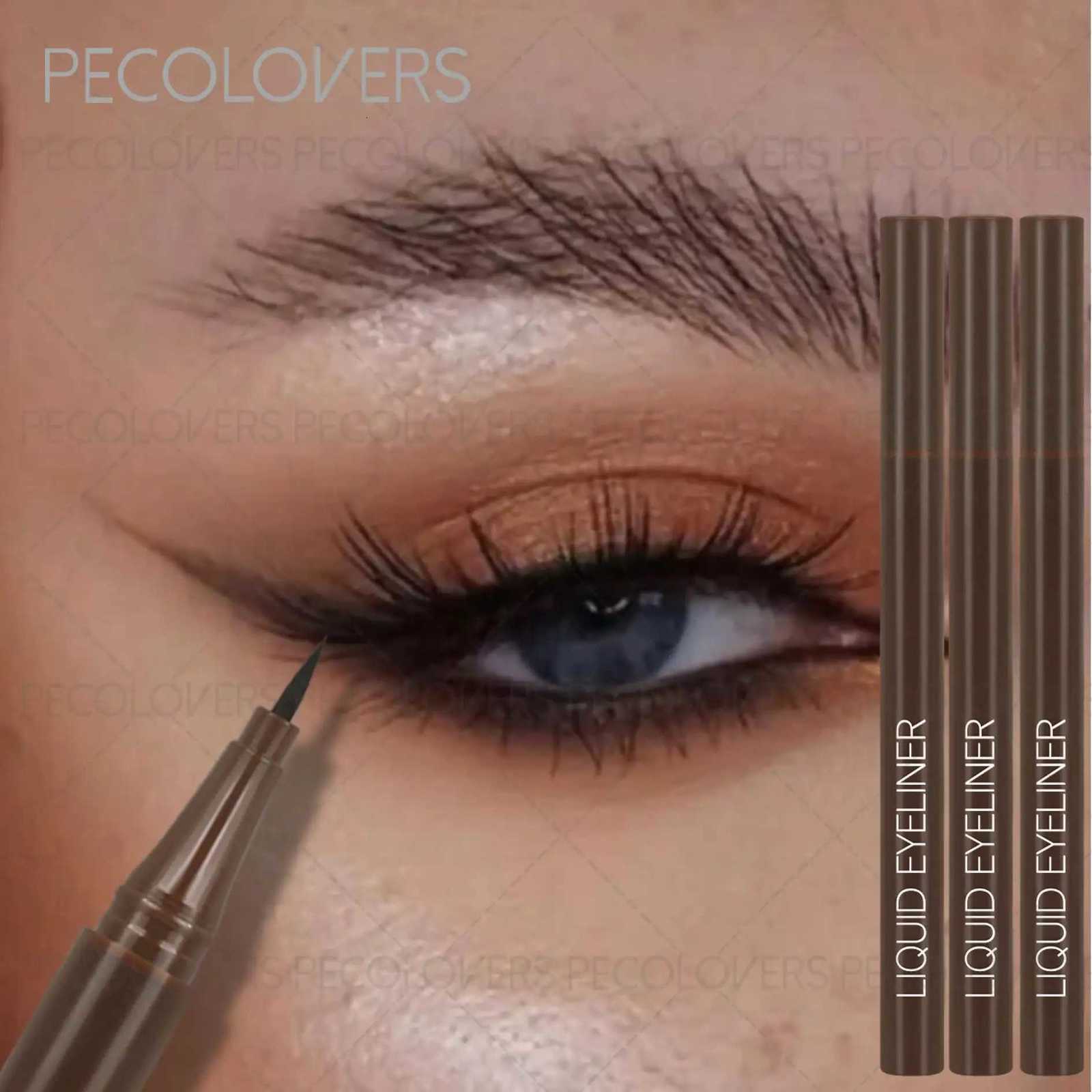 3pcs Drying Liquid EyelinerSweat-resistant Long-lastingWaterproof Liquid Eyeliner PenPerfect for Christmas HalloweenT251126-image-1086123597