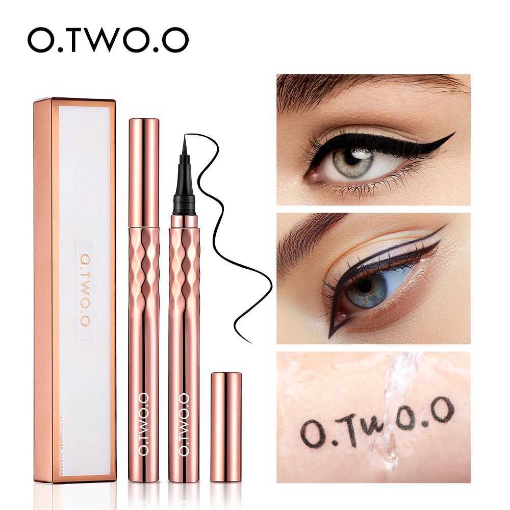 OTWOO Eyeliner Pencil Liquid Eye Liner Waterproof Smudge Proof Quick Drying 12 Hour Wear Ultra Fine Black Eyeliner for ArrowsT251126-image-1086122091