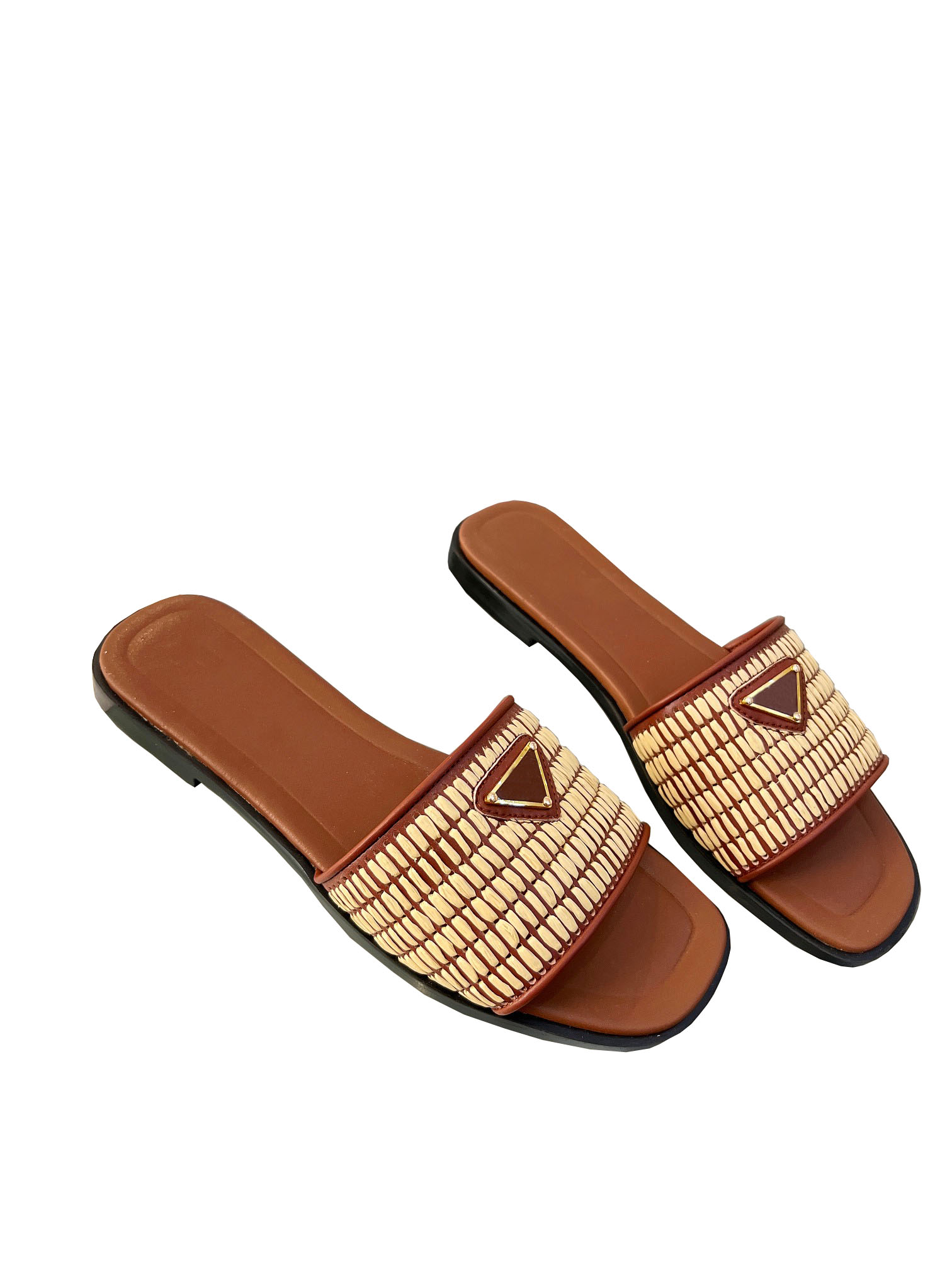 Designer Slippers Sandals Platform Slippers Slippers Tricoters Flora Slides Fashionable Facile To-Wear Slides Slides Chaussures Platform 200116